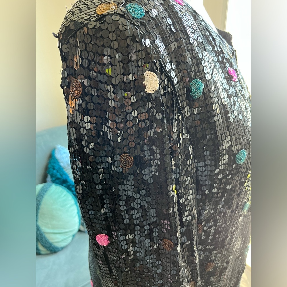 Scala Sequin Polka Dot Multi Jacket - image 3